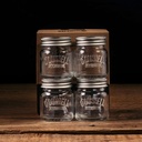 Mason Jar Shotglazen (Set of 4x50ml)