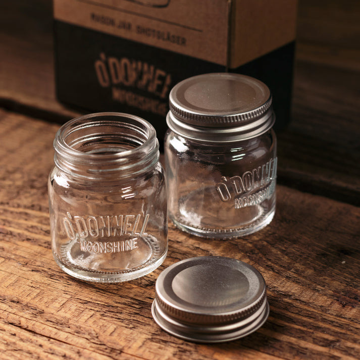 Mason Jar Shotglazen (Set of 4x50ml)